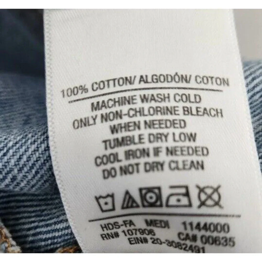 Hudson Jeans Classic Trucker Denim Jacket Blue Tahoe, Women’s Size S/M $215, NWT - Picture 7 of 16